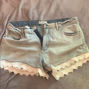 Free people Jean shorts